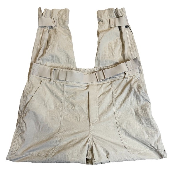 Athleta Pants - Athleta Women's Trekkie Belted Pants Size 10‎ - Birch Grey